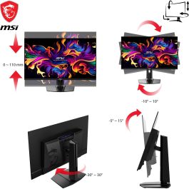 MSI MPG 321URXDE QD-OLED Monitor 80 cm (31.5") 4K UltraHD 240Hz 1ms USB-C Adaptive-Sync Negro