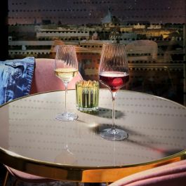 Chef & Sommelier Caja 6 Copas Vino Symetrie 35 cL Transparente Vidrio con Relieve Apto Lavavajillas