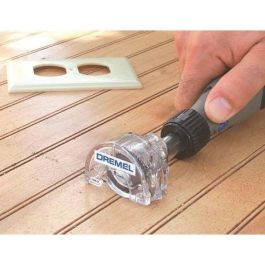 Dremel 670 Sierra Circular Adaptación Mini para Herramienta Dremel - Cortes de Precisión en Madera y Suelos Laminados