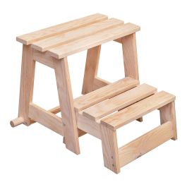 Escalera taburete de madera, 2 peldaños. astigarraga Precio: 60.5. SKU: B1E3SDKQ57