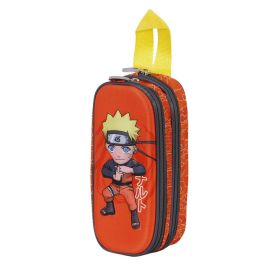 KARACTERMANIA Portatodo doble Naruto Shippuden 3D Chikara con relieve frontal 22x8x9,5cm