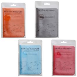 Jet Lag Funda Pasaporte 13,5x21 cm PVC brillante, resistente al agua, colores surtidos