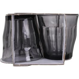Duralex Set de 4 Vasos Picardie 31 cl Gris (12 Cajas)