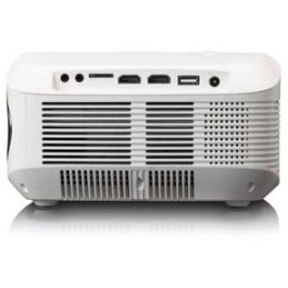 Lenco LPJ-900WH Proyector LED Full HD 1080p 250 Lúmenes ANSI Bluetooth para Cine en Casa Blanco/Negro