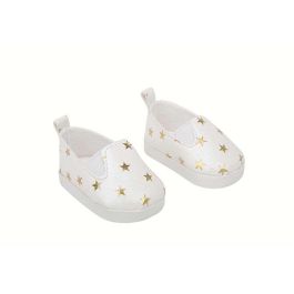 Muñecas Arias Set Zapatos Blanco con Estrellitas para Muñecos de 45 cm