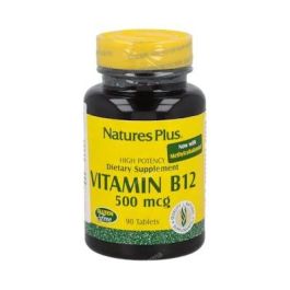 Natures Plus Vitamina B12 Metilcobalamina 500 mcg, Apto para Vegetarianos, Suplemento Alimenticio, 90 Comprimidos Precio: 16.5. SKU: B1DS8XSH9D