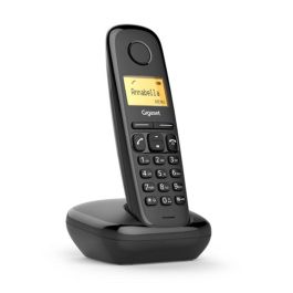 Gigaset S30852-H2802-D201 Teléfono Inalámbrico A170 Negro con Pantalla Iluminada, ECO DECT, 18h Conversación y Agenda 50 Contactos. Precio: 22.49999961. SKU: S7603342
