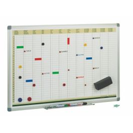 Faibo Pizarra Planificación Mensual Metálica Lacado Blanco Marco De Aluminio 60x90 cm Precio: 74.50000008. SKU: S8406966
