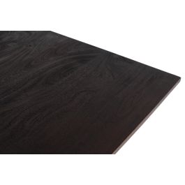 Giner y Colomer Mesa Comedor Acacia Metal 230 cm Nogal Negro Mate