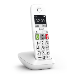 Gigaset E290 Duo Teléfono DECT/analógico Identificador de llamadas Blanco Gigaset E290 Duo Teléfono DECT/analógico Identificador de llamadas Blanco