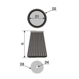 Green Filters Filtro Moto K2.90T K2.90T Alto Rendimiento
