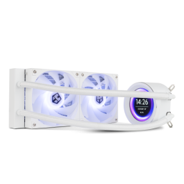 NOX Hummer X-240 LCD Refrigerador de aire 12 cm Blanco 1 pieza(s)