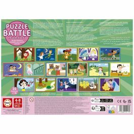 Educa AUC1740506784886 Rompecabezas Battle Jr Contes - 16 rompecabezas