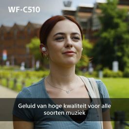 Sony Auriculares Bluetooth WF-C510 WFC510W.CE7 Blancos