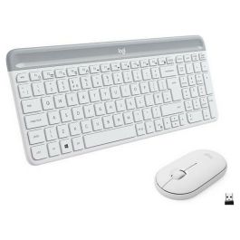 Teclado y Ratón Logitech MK470 Blanco Francés AZERTY