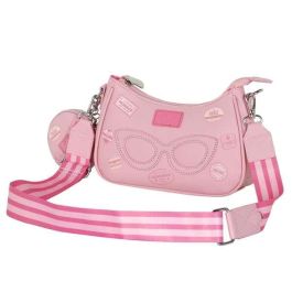 Karactermania Bolso Barbie Fancy 2.0 Travel Bolso de Hombro 8x21x5,5 cm Rosa PVC para Niñas