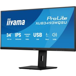 iiyama XUB3493WQSU-B6 Monitor 34" UWQHD IPS 3440x1440 120Hz 1ms para Gaming y Profesional