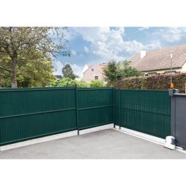 Kit de lamas para mampara de privacidad - VERDE - Para panel de valla rígida - Privacidad 4/5 - 1,225 x 2,50 m - Verde