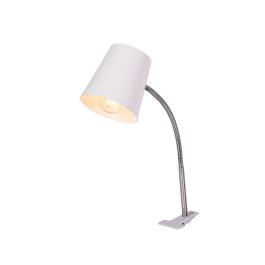 Centurion SKD-T1006 Lámpara Flexo Escritorio de Metal con Pinza. Moderna, para Lectura, Oficina, Dormitorio, Estudio, Salón. Bombilla E27 compatible.