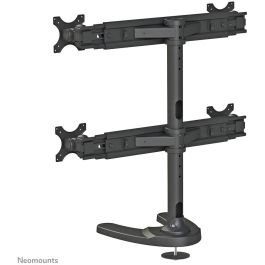 Neomounts FPMA-D700DD4 Soporte de Escritorio para 4 Monitores 19-30" (76 cm) hasta 8kg por Pantalla, Negro
