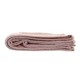 Alfombra de baño DKD Home Decor 600 gsm Algodón Rosa claro (80 x 50 x 1 cm)