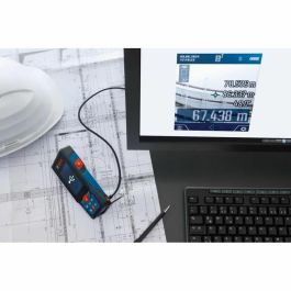 Bosch Professional GLM 150-27 C Telémetro Láser para Exteriores con Zoom, 150m de Alcance, Pantalla IPS 2.8", Bluetooth