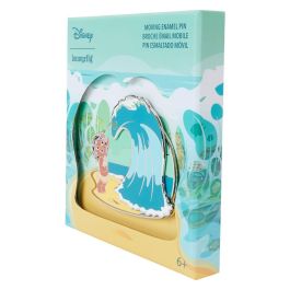 Loungefly Pin Esmaltado Ocean Waves Vaiana Moana Disney 7,5cm - Edición Limitada con Detalles Esmaltados y que Brillan en la Oscuridad