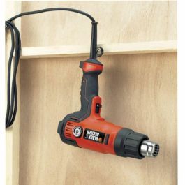 Black + Decker KX2200K Pistola de Calor 2000W, Control de Temperatura 65-650°C, Flujo Aire Doble, Kit con 8 Accesorios