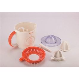 Ariete 408/00 Exprimidor Eléctrico de 1.2 Litros y 40W con Doble Giro y Filtro para Pulpa, Blanco/Naranja