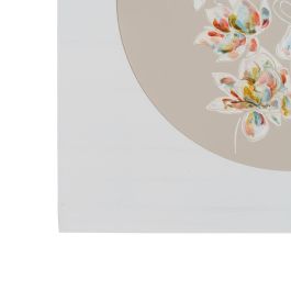 Cuadro 2/M Crema Madera Decoración 60 X 4 X 60 cm