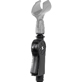 SBG Soporte de Micrófono Recto con Base Trípode Ajustable, Mango Ergonómico y Clips para Cable