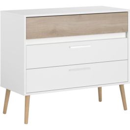 Parisot AALBORG3500CO3T Cómoda AALBORG 3 cajones Blanco Estilo escandinavo 90,8 x 40 x 77,5 Precio: 130.68999944. SKU: B1EDMCQ6YR
