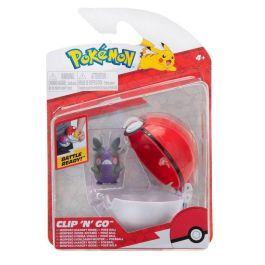 Jazwares Pokeball Clip 'N' Go Pokemon con Morpeko Figura 5cm
