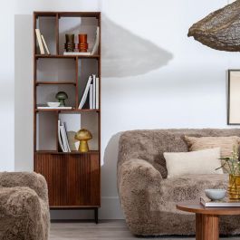 Mueble Auxiliar Madera de Mango Salón 60 X 30 X 190 cm