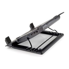 Conceptronic Base Refrigeración Portátil 17" 1 Ventilador 14cm USB 2.0 Negro ERGO