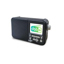 CGV DR7+ Radio portátil DAB+ FM Pantalla color TFT 2,4" Toma auriculares Ecoconsumo