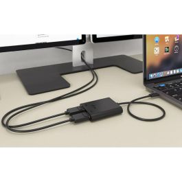 Adaptador HDMI i-Tec C31DUAL4K60HDMI Negro