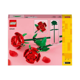 LEGO 40460 Rosas, Set de Flores Artificiales para Niñas y Niños a Partir de 8 Años, Decoración del Hogar