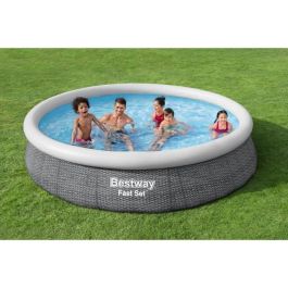 Piscina Hinchable Bestway 366 x 76 cm Gris 5377 L