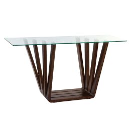 Recibidor DKD Home Decor Marrón Transparente 145 x 45 x 75 cm Precio: 363.49999983. SKU: B1HKEAMXK9