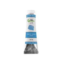 Liderpapel Pintura Gouache/Tempera Tubo Aluminio 60 ml Azul Cian