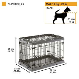 Ferplast Jaula Perro Superior 75 Precio: 83.79000014. SKU: B163RL2LJ5