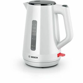 Hervidor - BOSCH - TWK1M121 MyMoment - Blanco - capacidad 1,7L - base 360° - recogecables - 3 dispositivos de seguridad automáticos