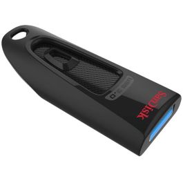 Sandisk ULTRA 64 GB USB FLASH DRIVE, USB 3.2 Gen 1, 100 MB/s Lectura, Rojo