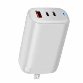 Acer Cargador GaN 65W, 3 Puertos: 2x USB-C y 1x USB-A