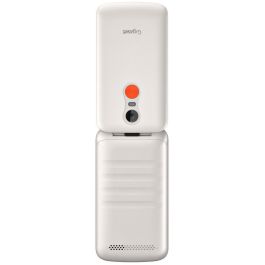 Gigaset GL595 Dual SIM, Teléfono Móvil Concha para Mayores, 2.8", 0.3 MP, IP44, Blanco