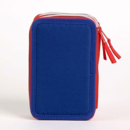 Cerdá Plumier Escolar Spiderman con Accesorios Giotto. Color Azul 12.5x6.5x19.5 cm. Edad Mínima +3 años Cerdá Plumier Escolar Spiderman con Accesorios Giotto. Color Azul 12.5x6.5x19.5 cm. Edad Mínima +3 años