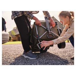 Coleman Ultimate Terrain Bollerwagen 2226531 - Carro de Transporte Plegable, Verde, 180 kg de Carga, 132 L