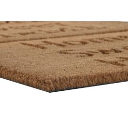DKD Home Decor Felpudo Marron Coco Goma 45 x 75 cm (2 Unidades) 2.3 cm