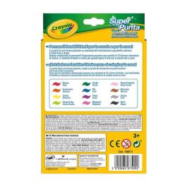 Crayola 7509 12 Rotuladores Super Punta Lavables para Niños